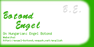 botond engel business card